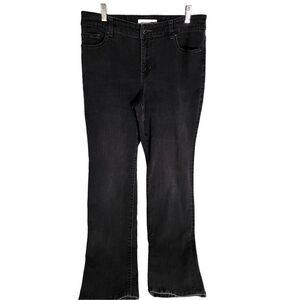 Chicos Platinum Black Wash Denim Jeans Womens Size 1.5 See Measurements